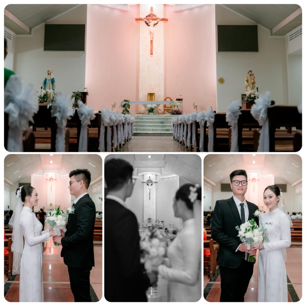 lễ cưới tại nhà thờ