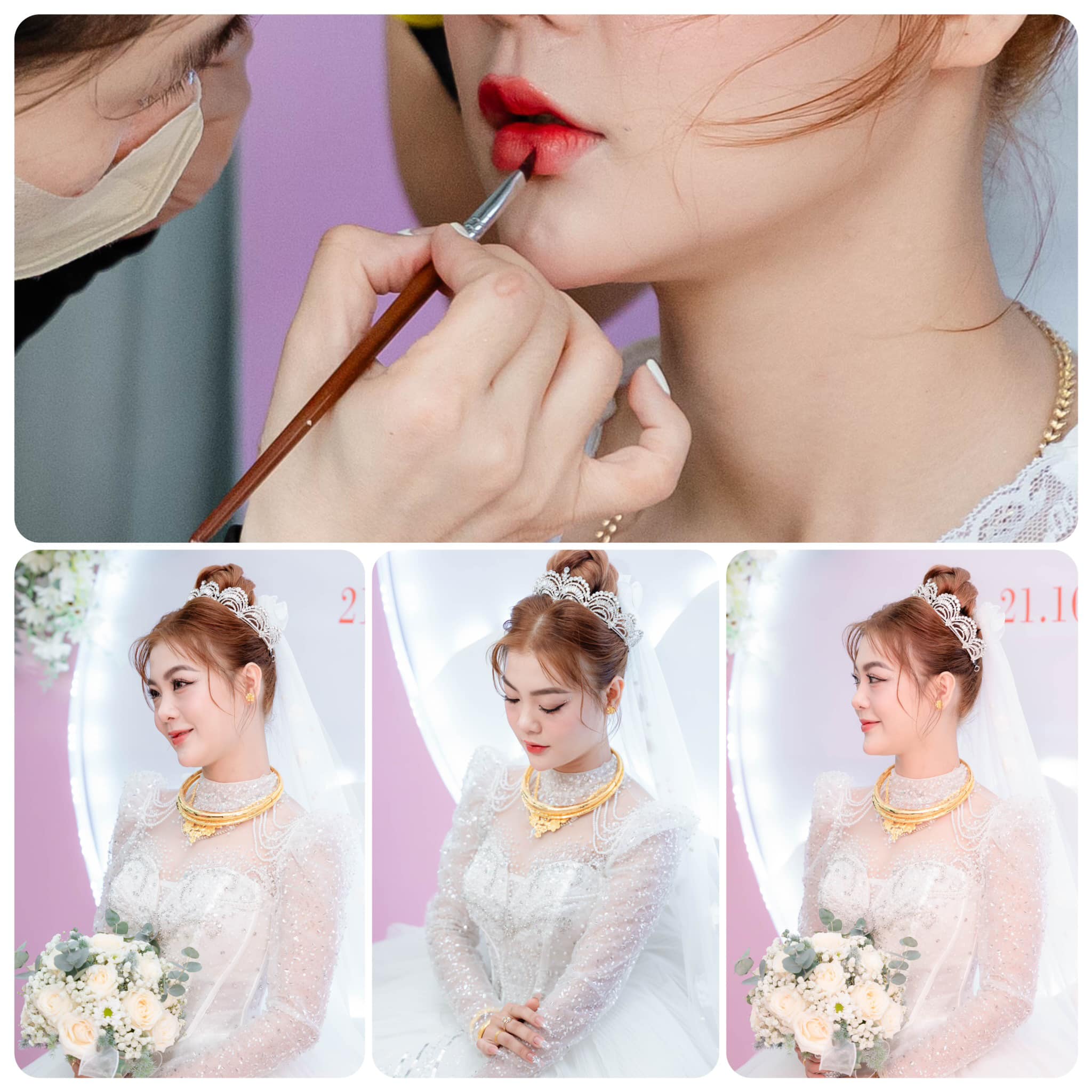 Makeup trang điểm cô dâu